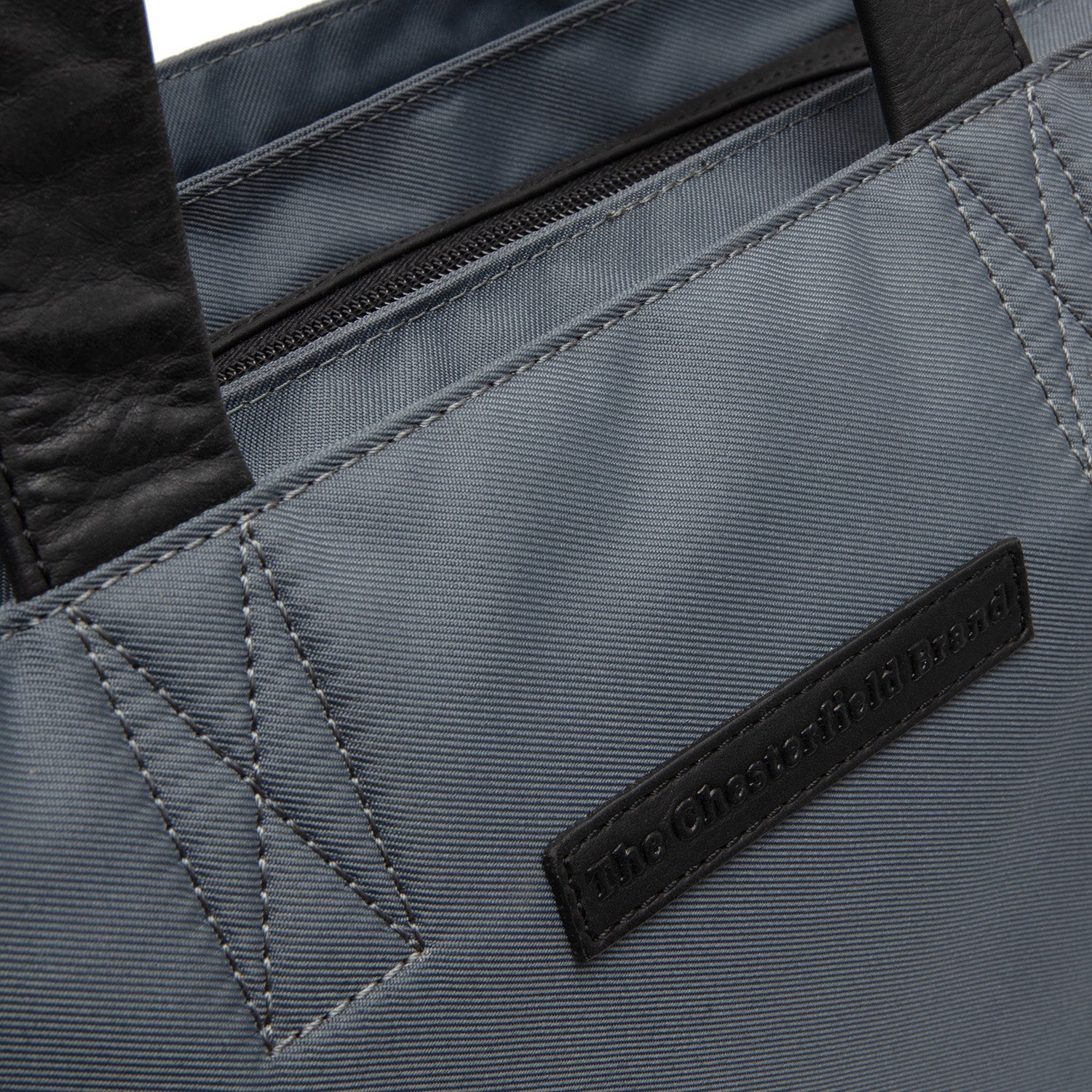 Leather Shopper Light Grey Lavik