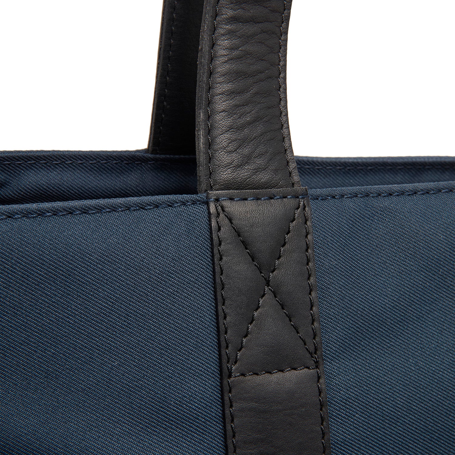 Leather Shopper Navy Otta