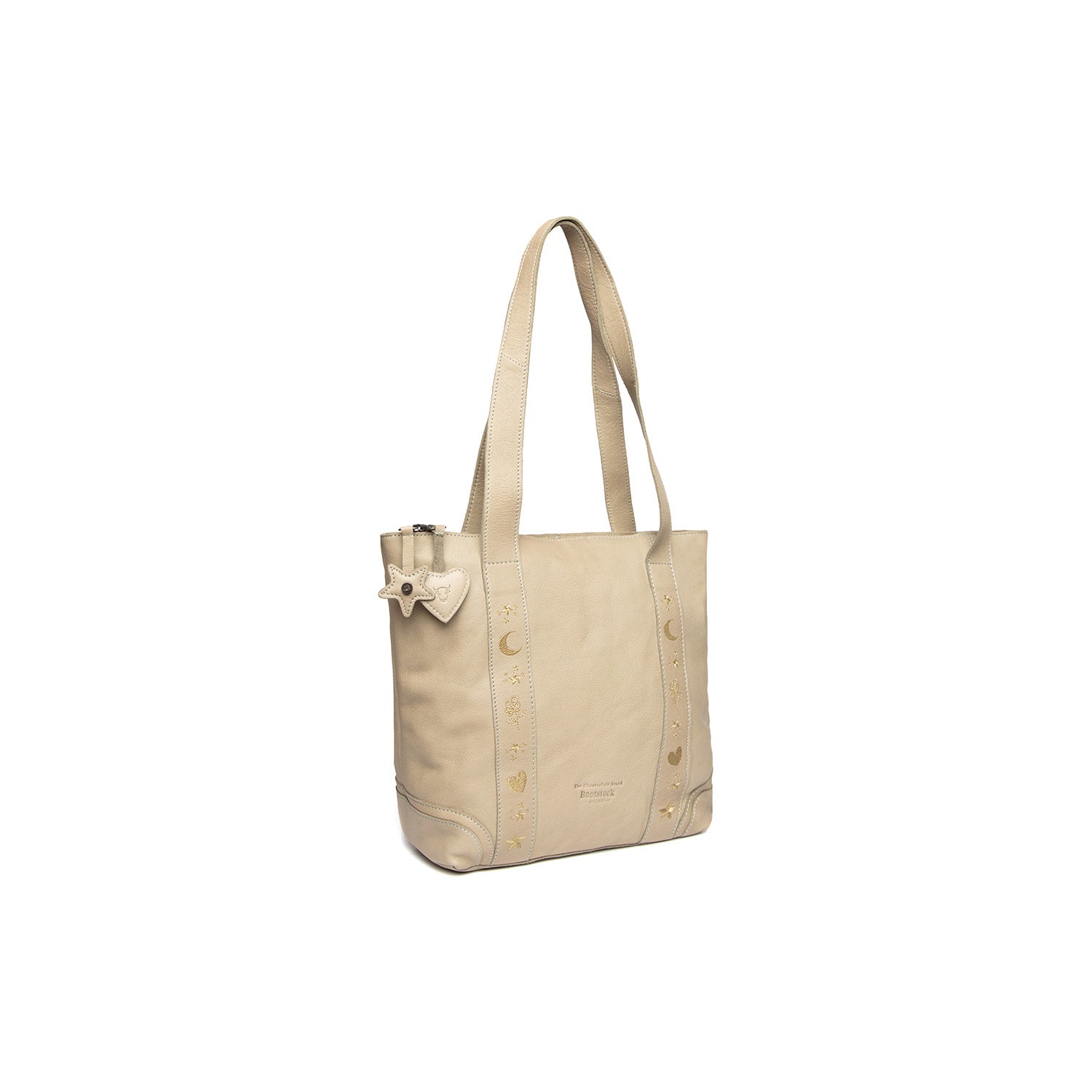 Cabas en Cuir Vert Océan Heatherly