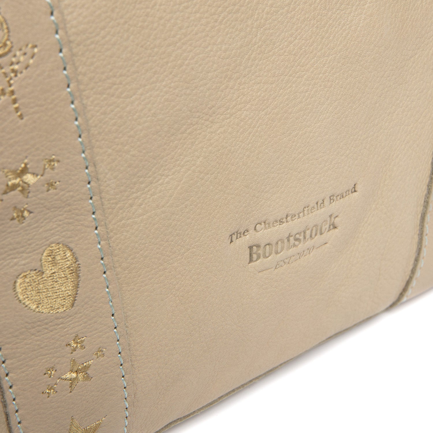 Cabas en Cuir Vert Océan Heatherly