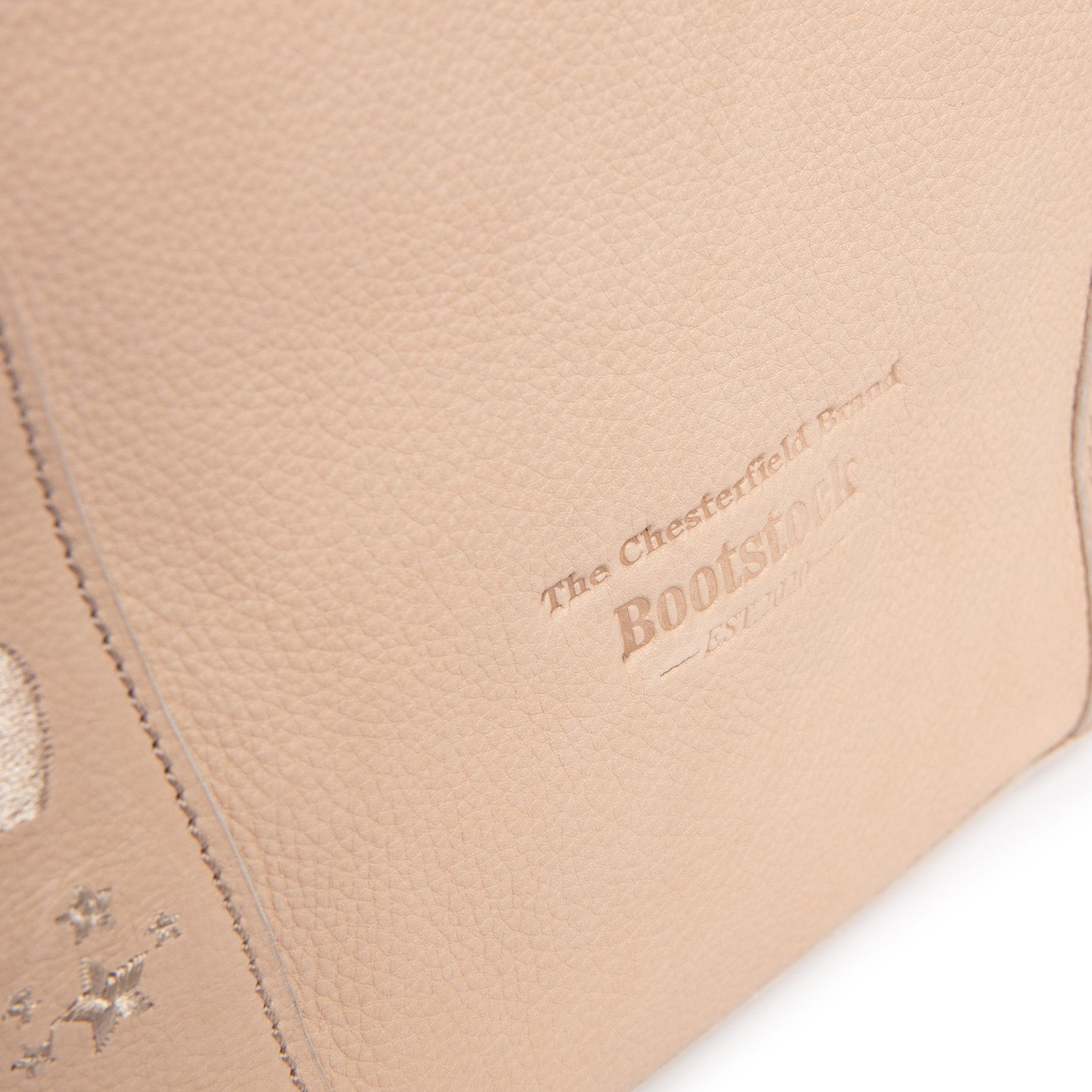 Cabas en Cuir Beige Heatherly