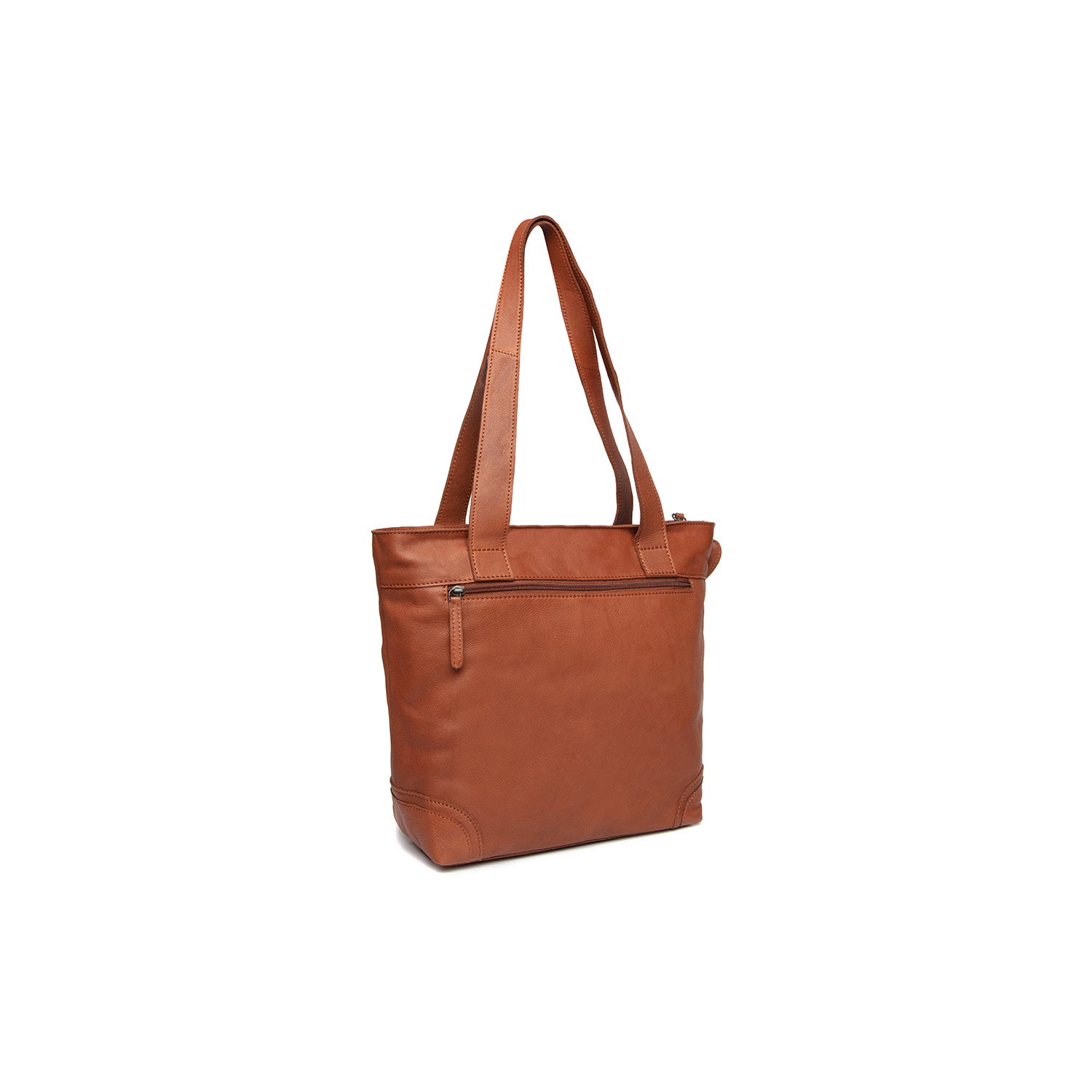Cabas en Cuir Cognac Heatherly
