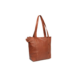 Cabas en Cuir Cognac Heatherly
