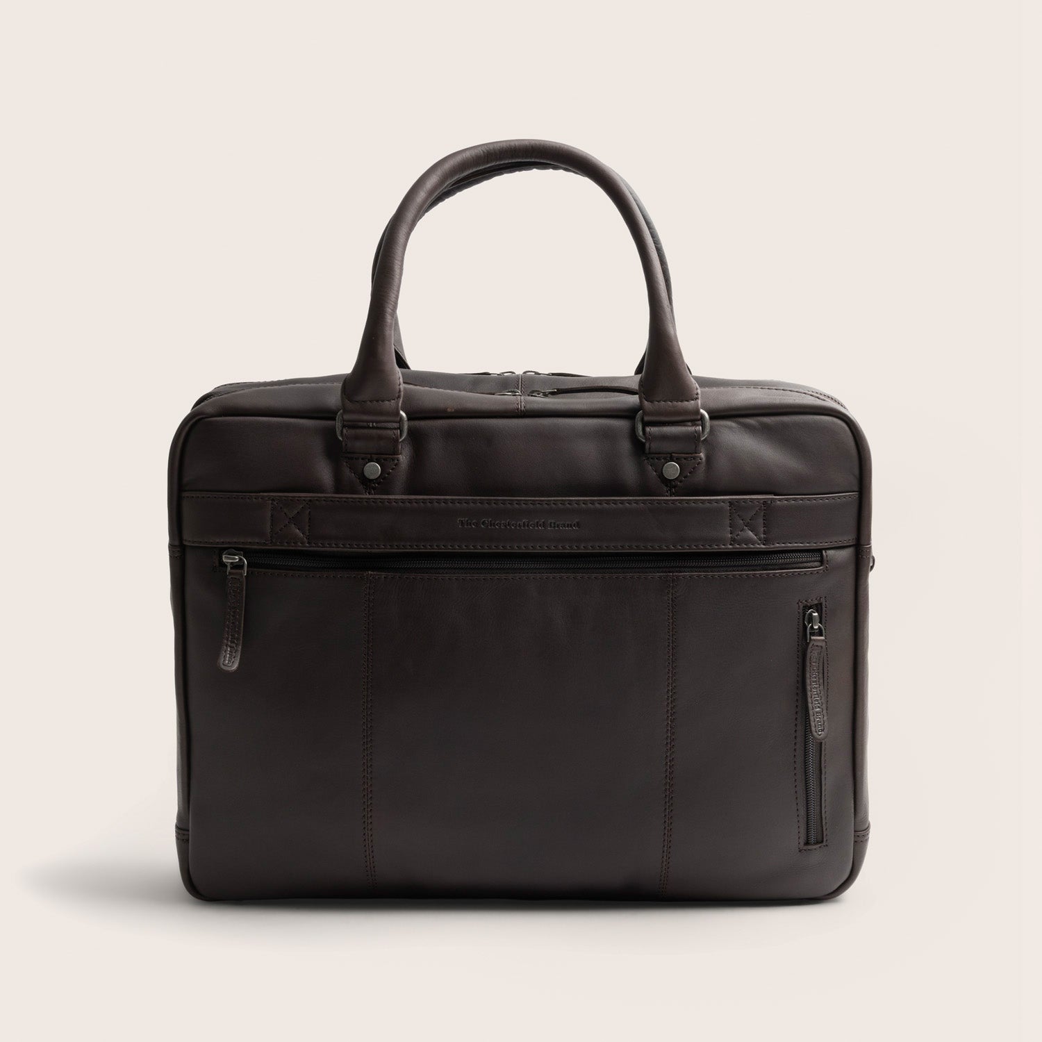 Leder Laptoptasche Braun Boston