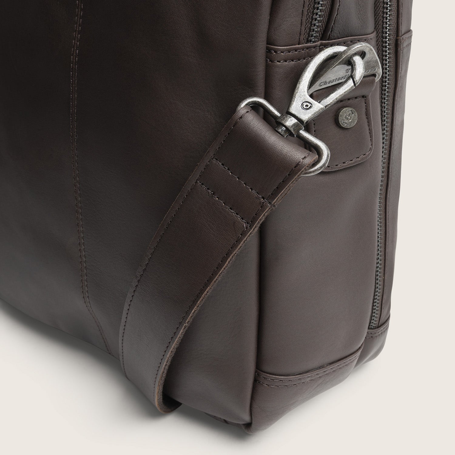 Leder Laptoptasche Braun Boston