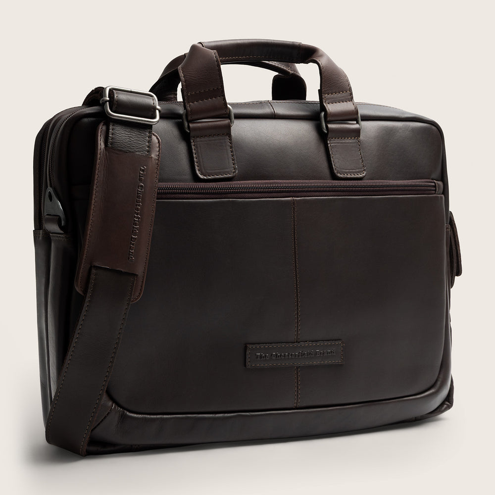Leren Laptoptas Bruin Seth