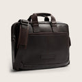 Leder Laptoptasche Braun Seth