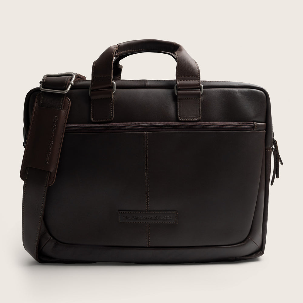Leren Laptoptas Bruin Seth