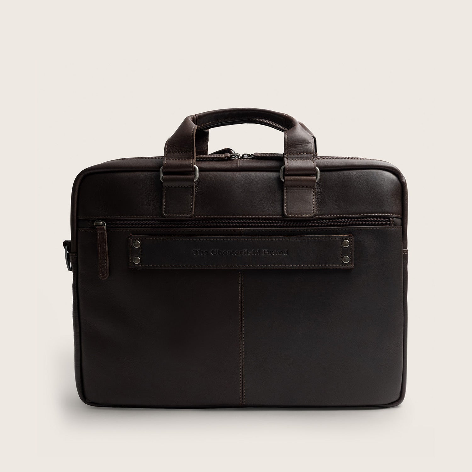 Sacoche Ordinateur en Cuir Marron Seth