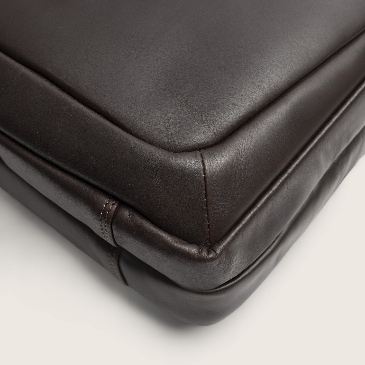 Leather Laptop Bag Brown Seth