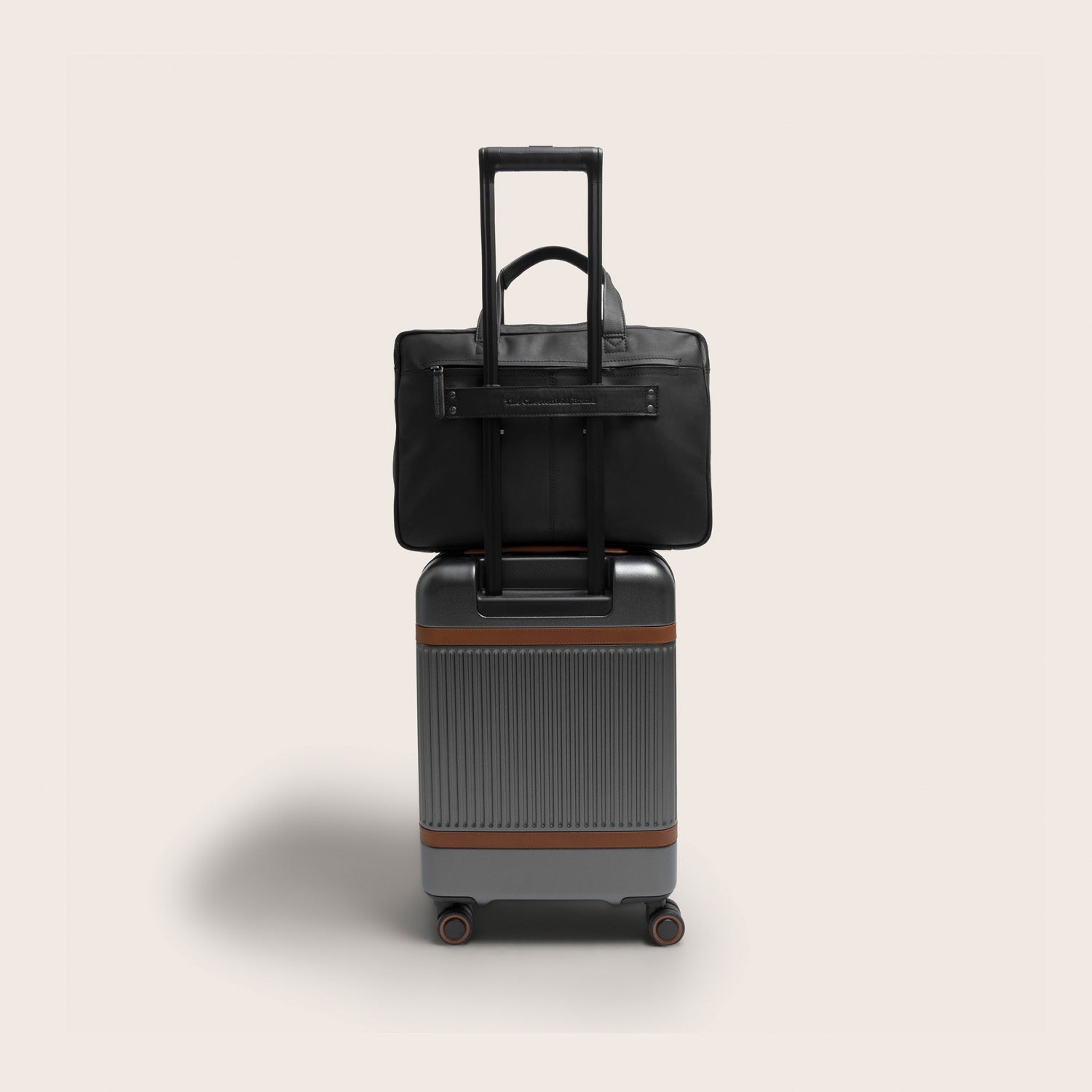 Leder Laptoptasche Schwarz Ryan