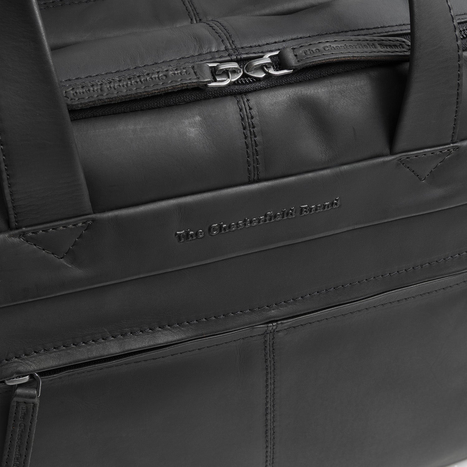 Leder Laptoptasche Schwarz Ryan