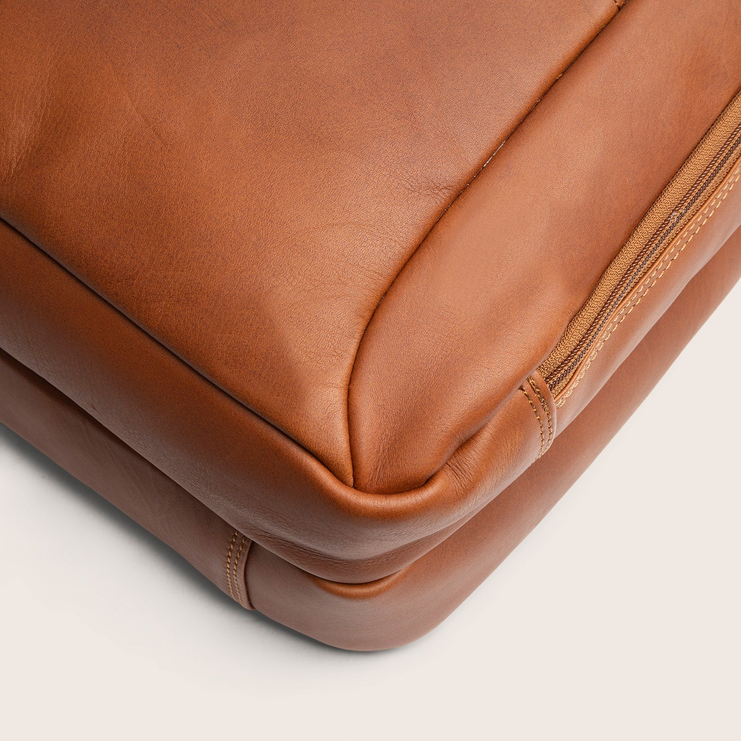 Leather Laptop Bag Cognac Ryan