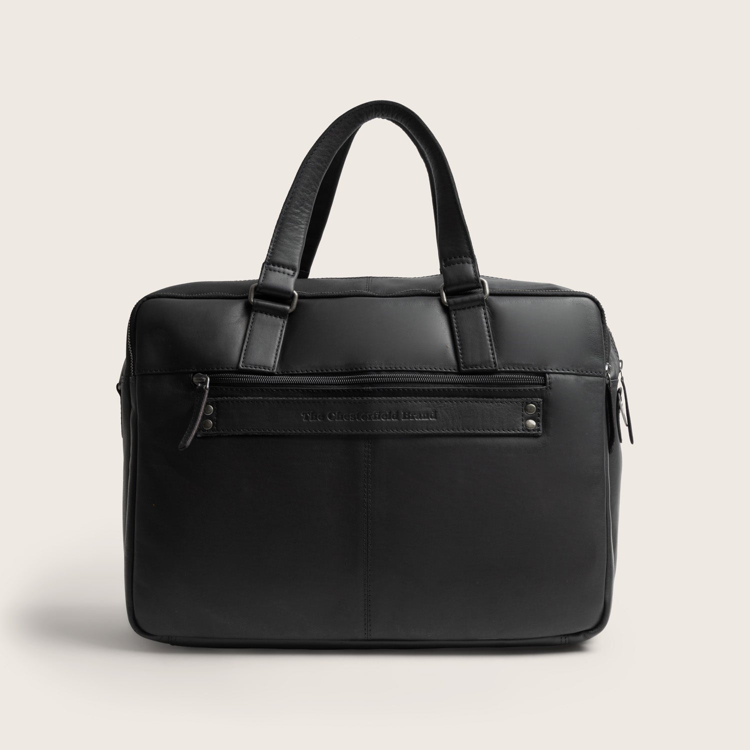 Leder Laptoptasche Schwarz Misha