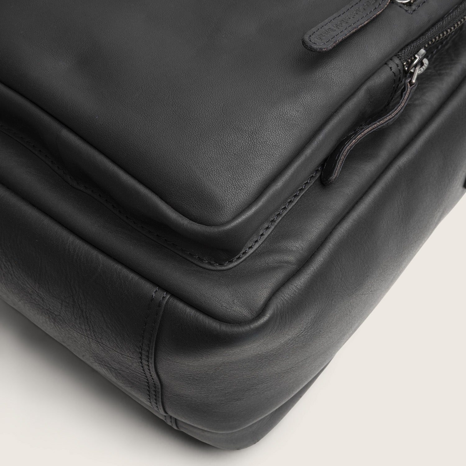 Leder Laptoptasche Schwarz Misha