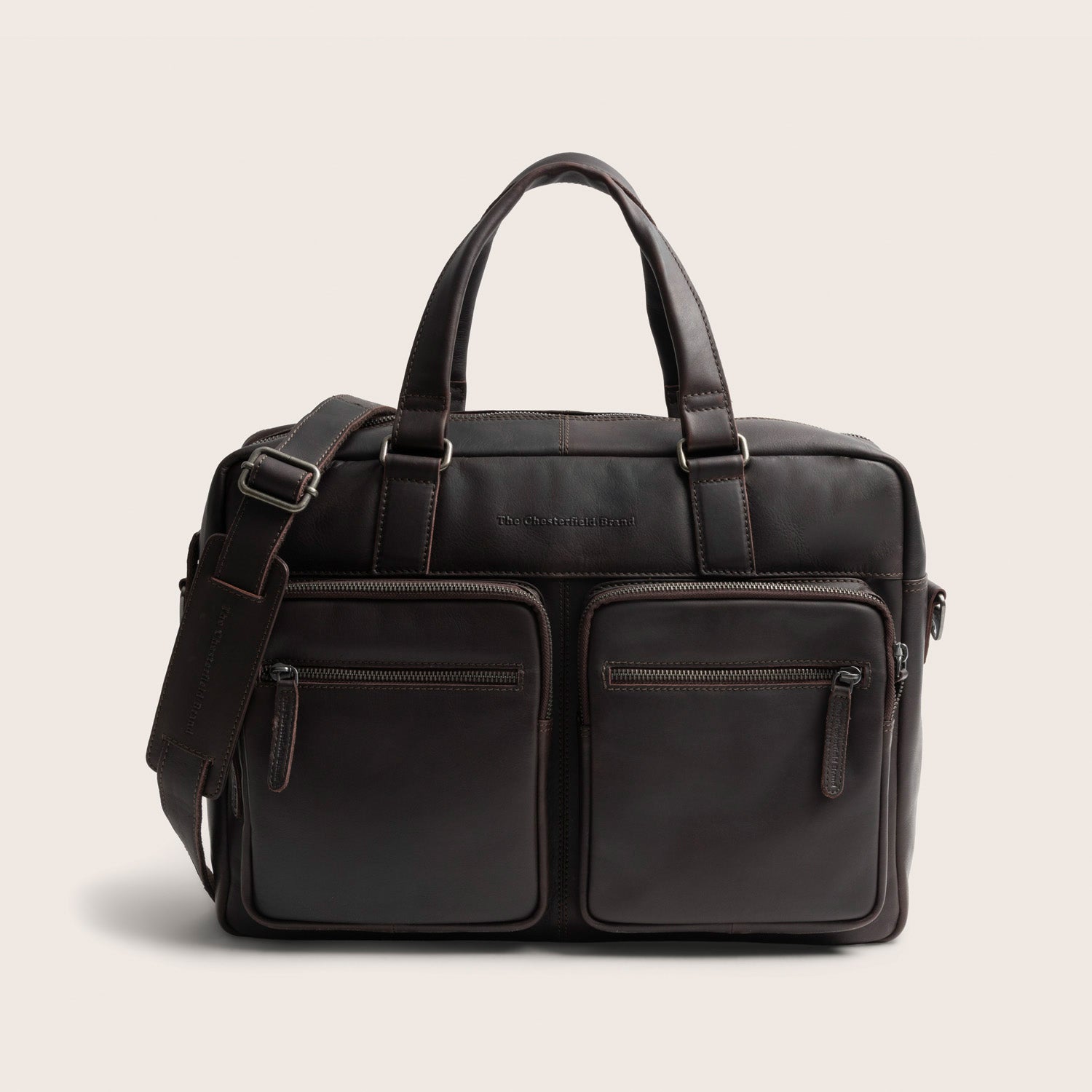 Leren Laptoptas Bruin Misha