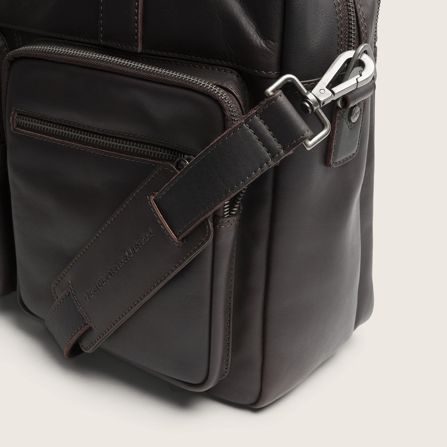Leren Laptoptas Bruin Misha
