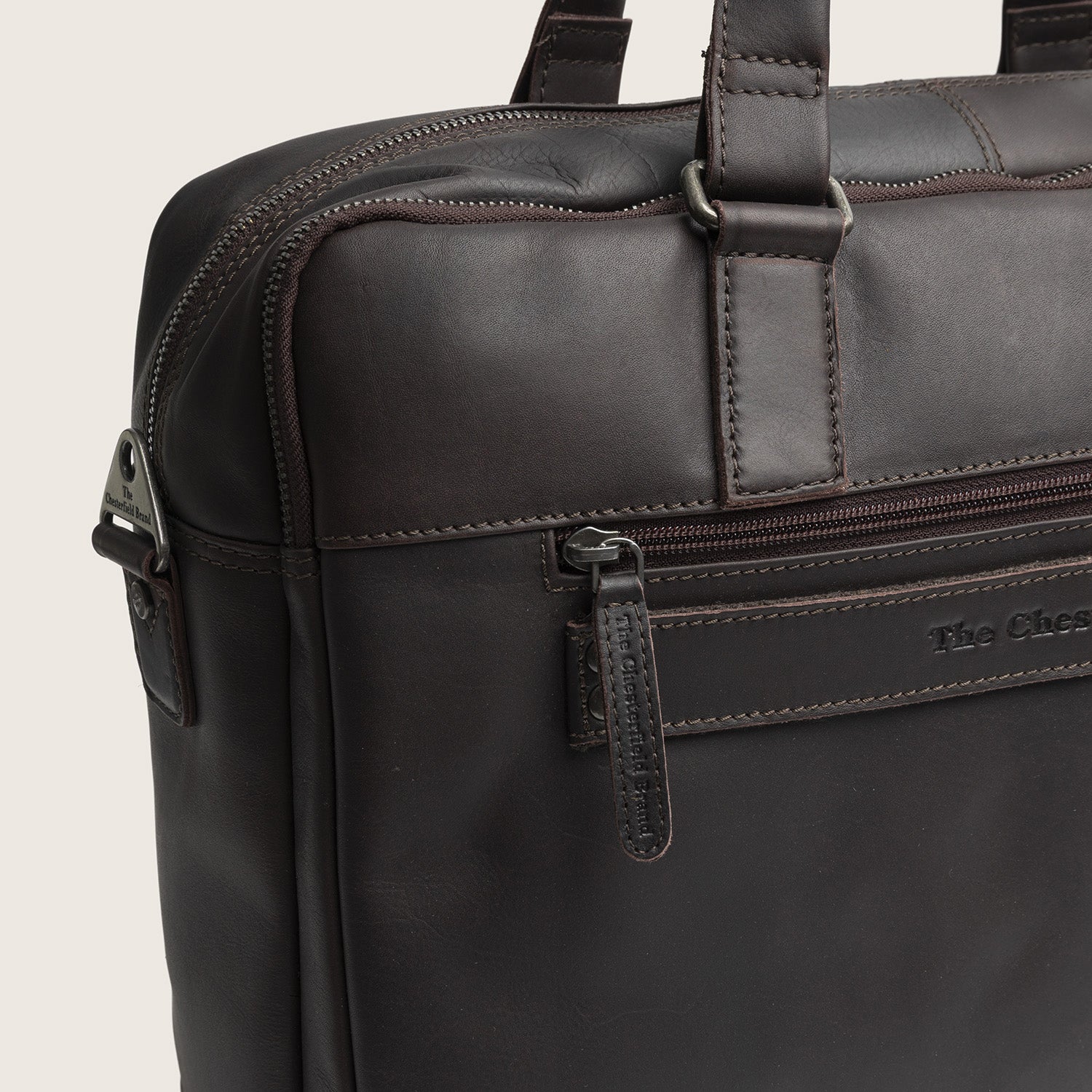 Leren Laptoptas Bruin Misha