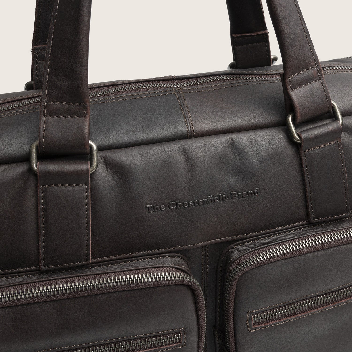 Leren Laptoptas Bruin Misha