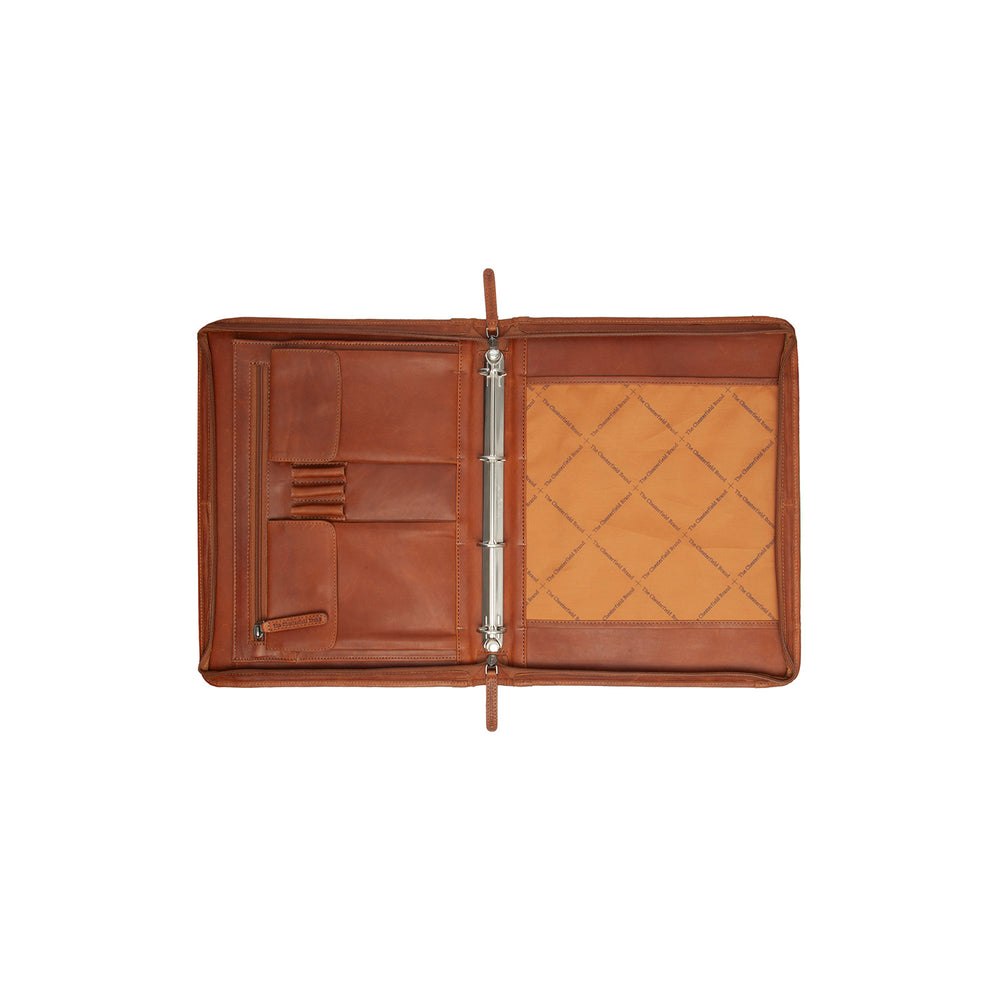 Leather Portfolio Cognac Moreton