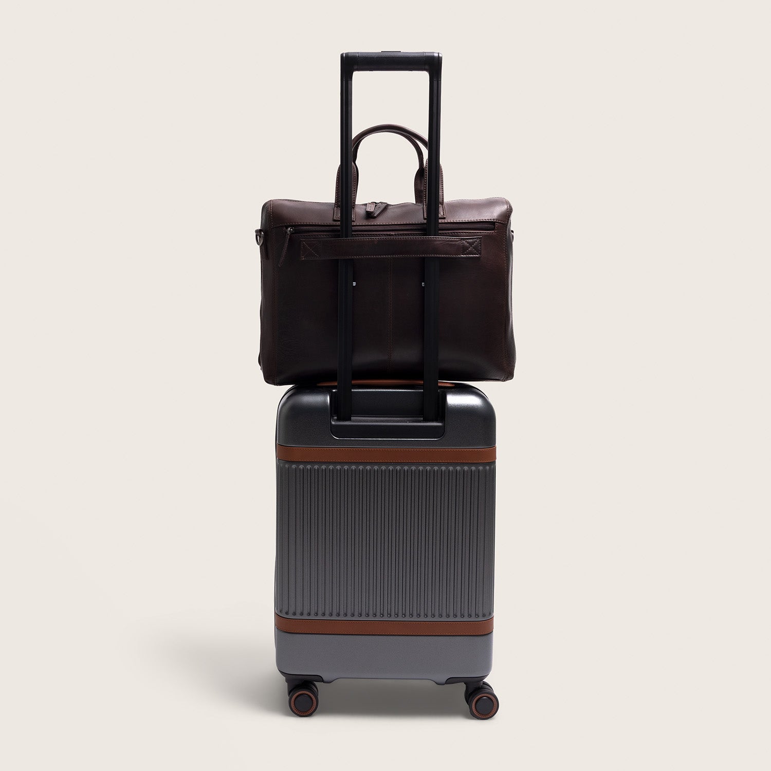 Sacoche Ordinateur en Cuir Marron Levanto