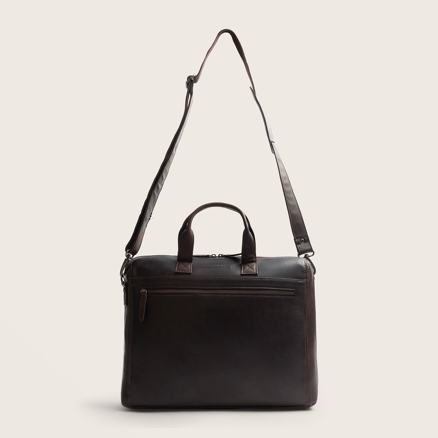Sacoche Ordinateur en Cuir Marron Levanto