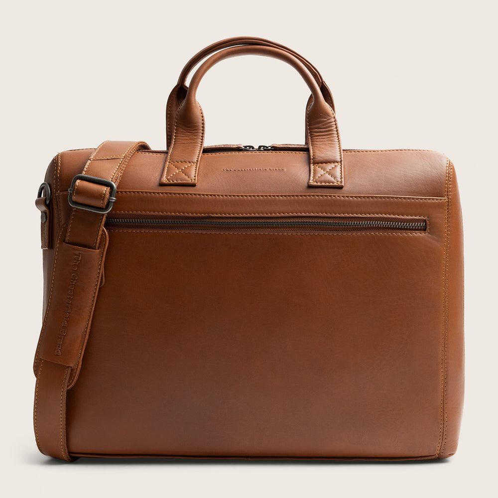 Leder Laptoptasche Cognac Levanto