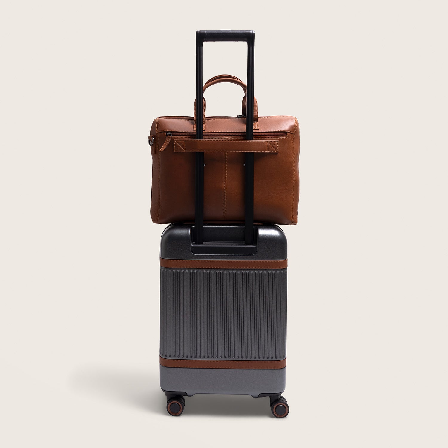 Leder Laptoptasche Cognac Levanto