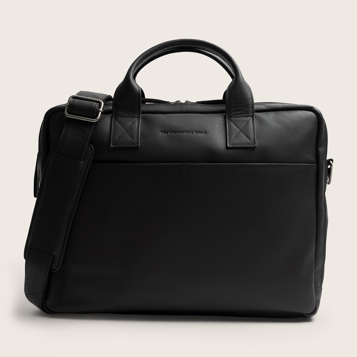 Leren Laptoptas Zwart Frazer