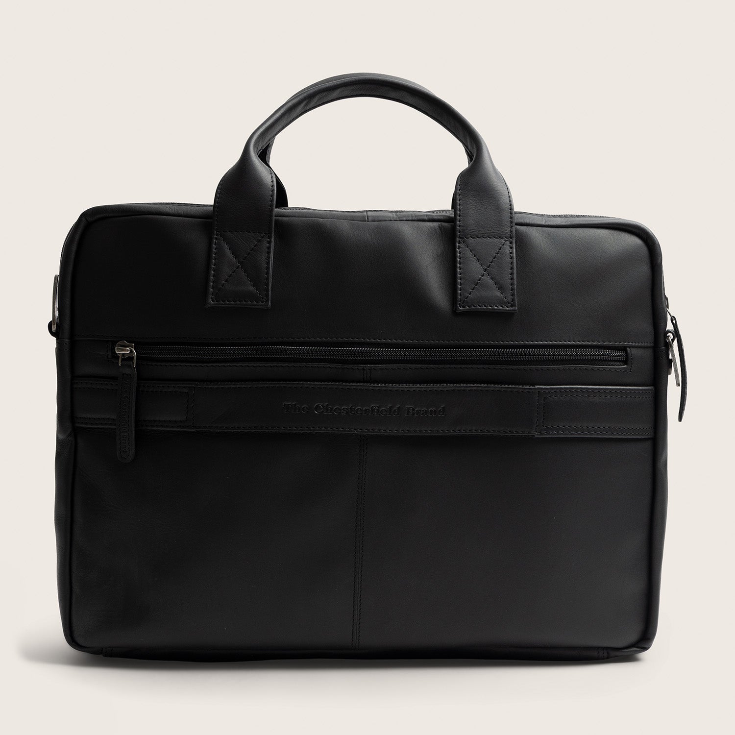 Leren Laptoptas Zwart Frazer