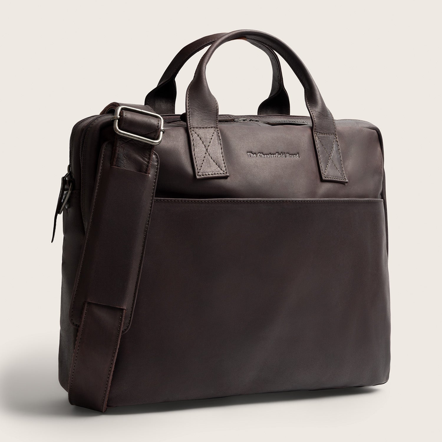 Leren Laptoptas Bruin Frazer