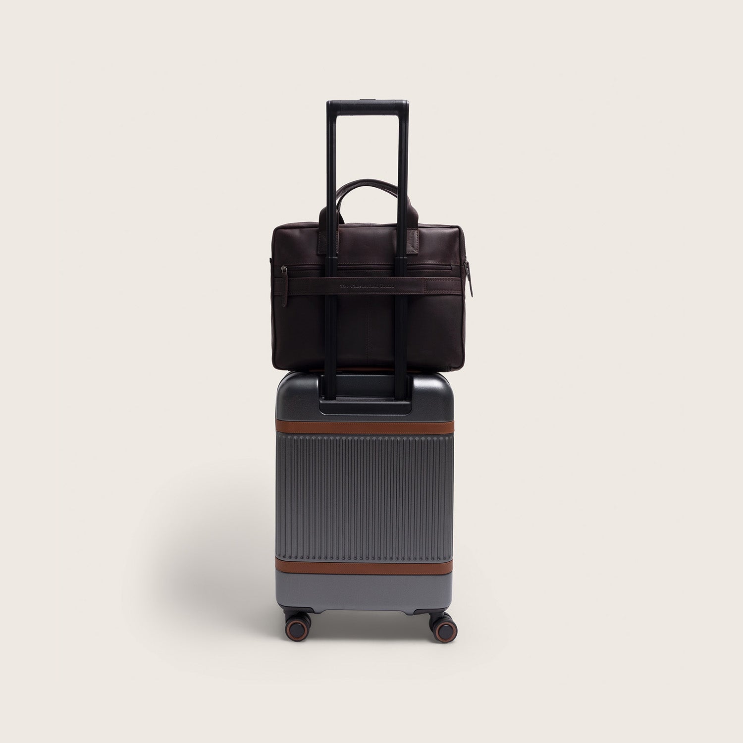 Leder Laptoptasche Braun Frazer