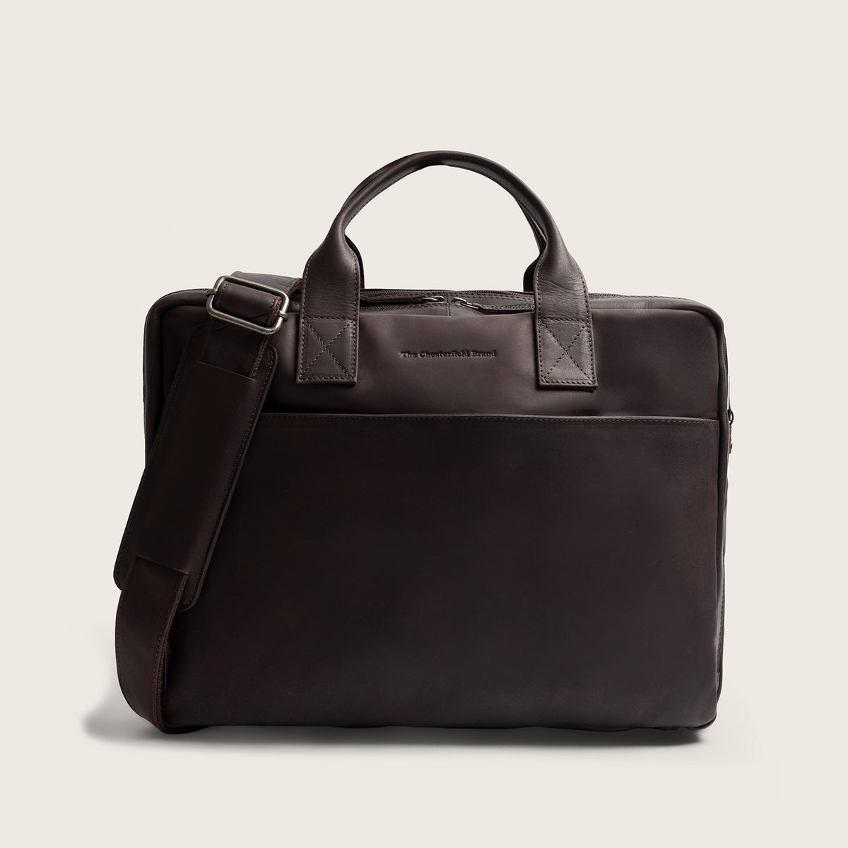 Leder Laptoptasche Braun Frazer