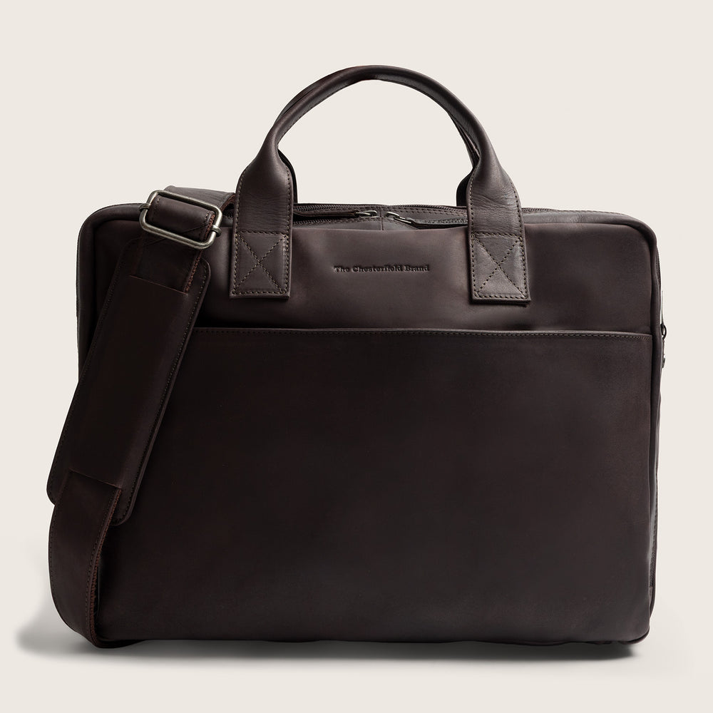 Leren Laptoptas Bruin Frazer