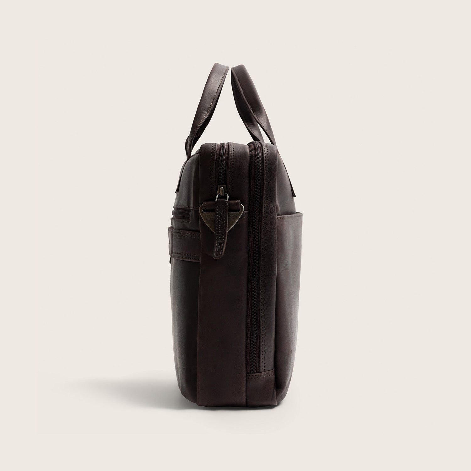Leder Laptoptasche Braun Frazer