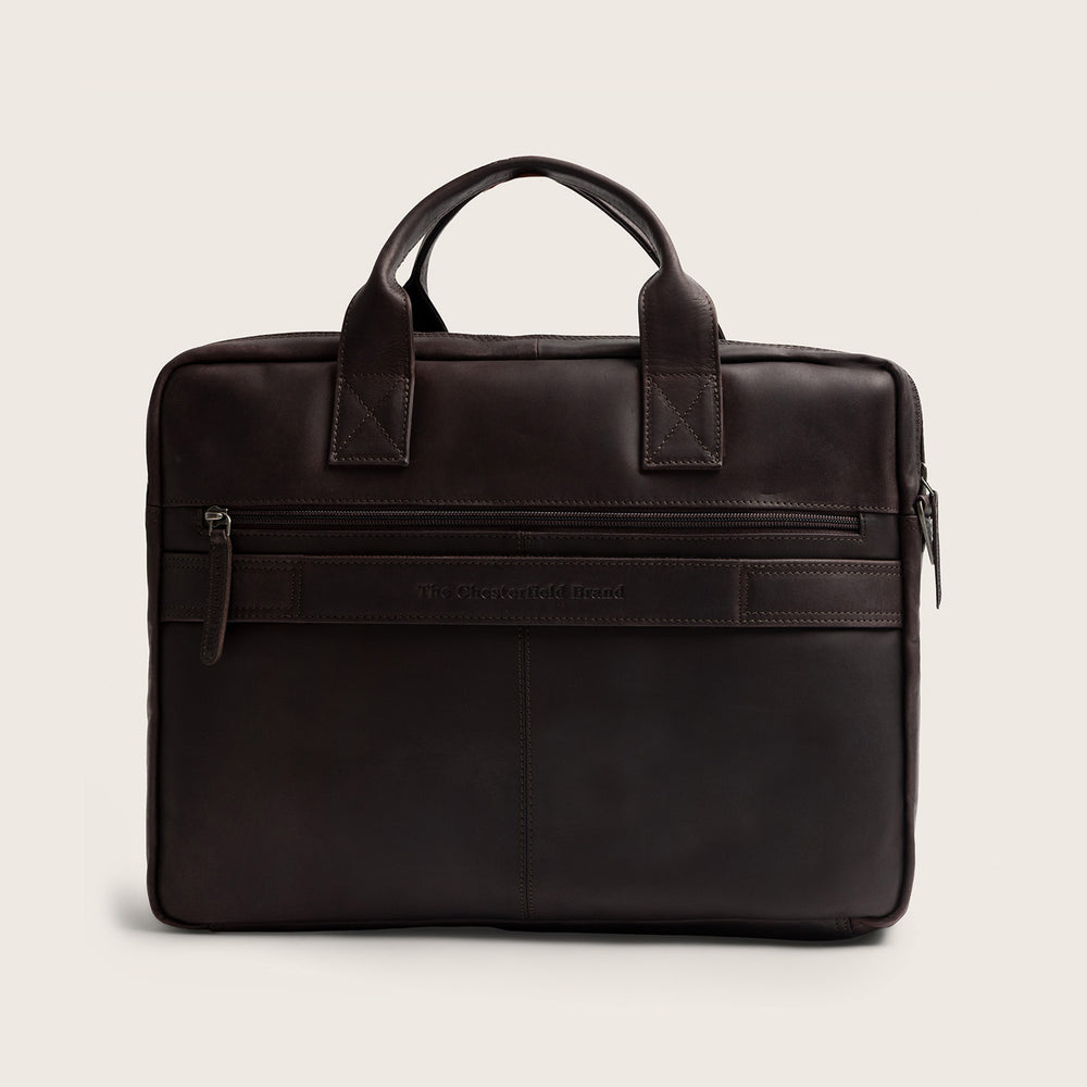 Leder Laptoptasche Braun Frazer