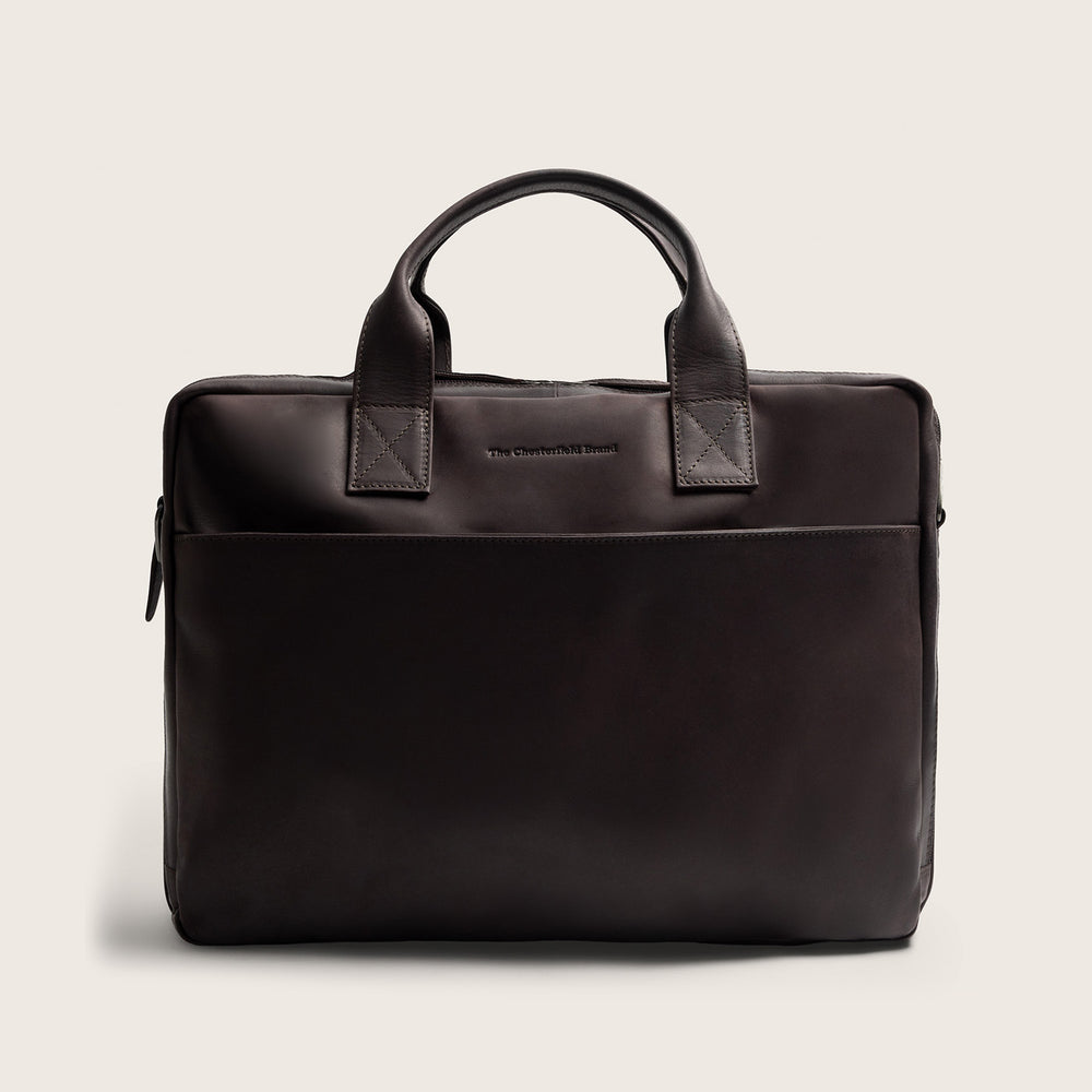 Leder Laptoptasche Braun Frazer