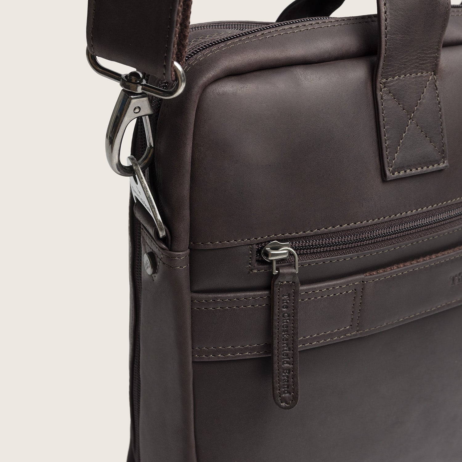 Leren Laptoptas Bruin Frazer