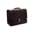 Leather Briefcase Brown Glenwood