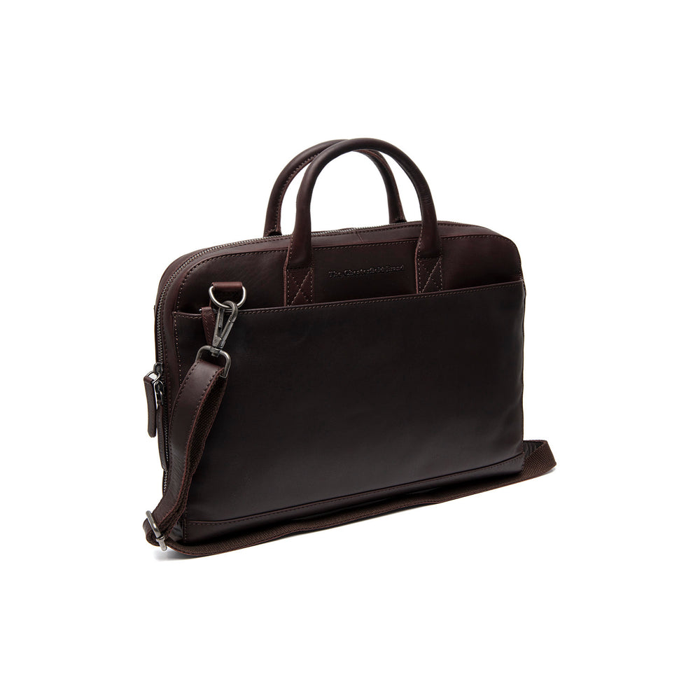 Leather Laptop Bag Brown Tilbury