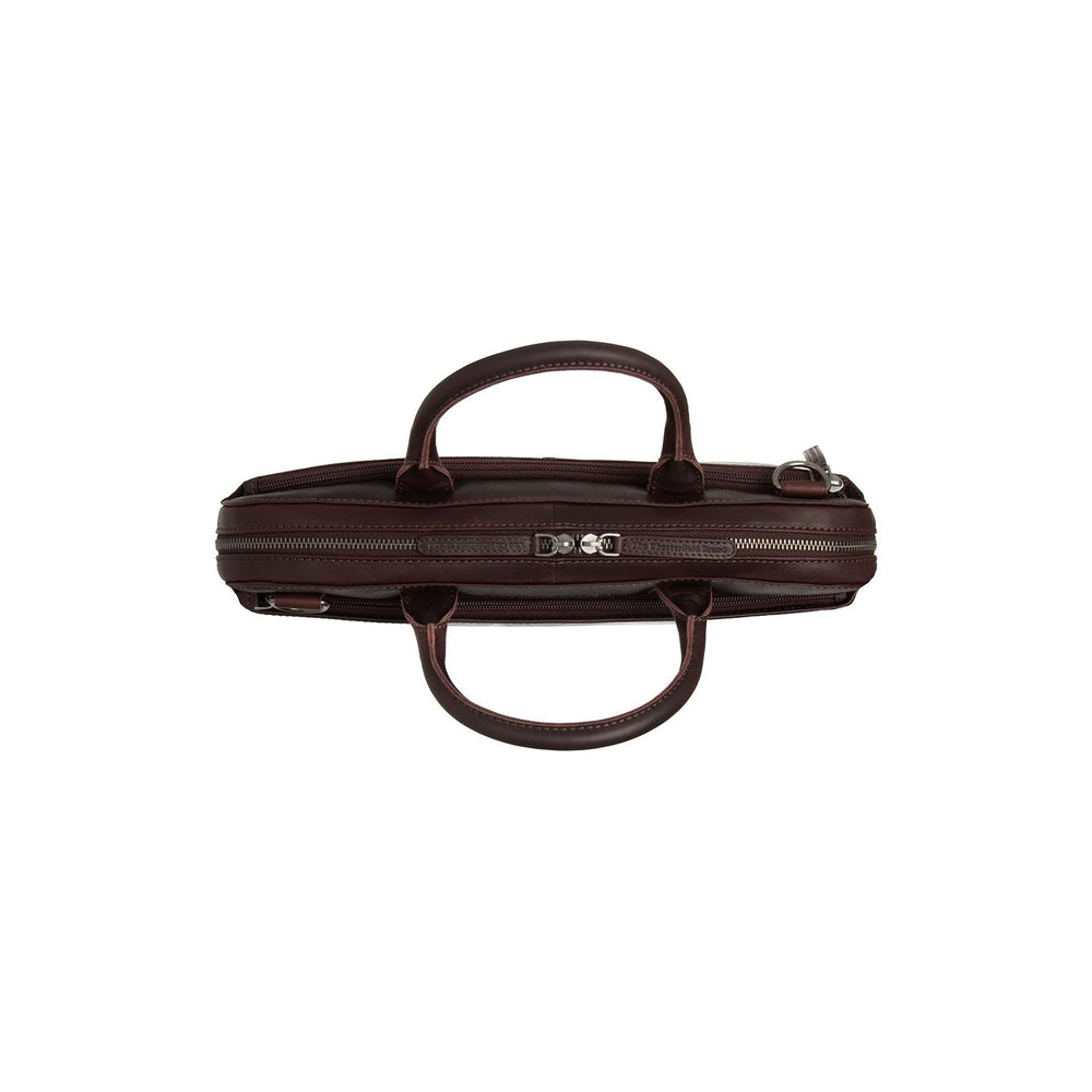 Leather Laptop Bag Brown Tilbury