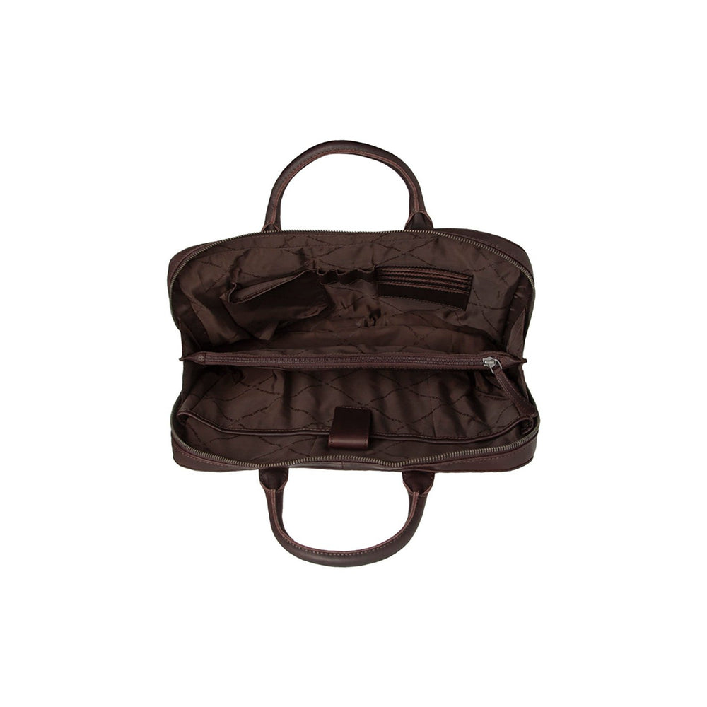 Leather Laptop Bag Brown Tilbury