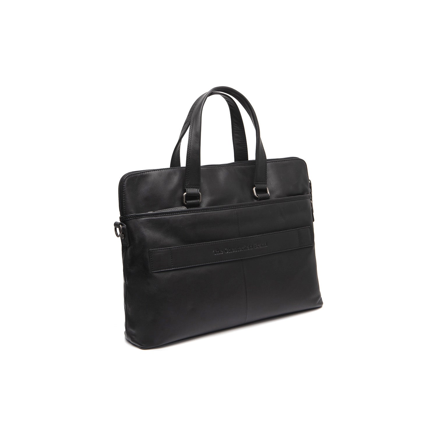 Leather Laptop Bag Black Elvas