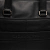 Leather Laptop Bag Black Elvas