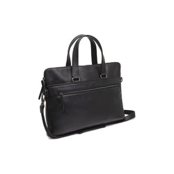 Leather Laptop Bag Black Elvas