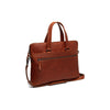 Leather Laptop Bag Cognac Elvas