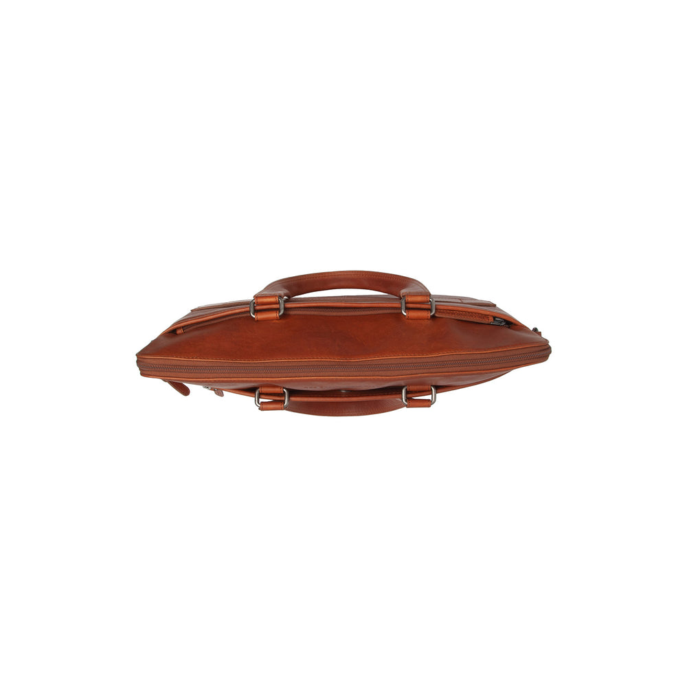 Sacoche Ordinateur en Cuir Cognac Elvas