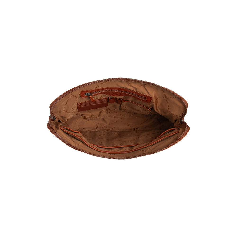 Sacoche Ordinateur en Cuir Cognac Elvas