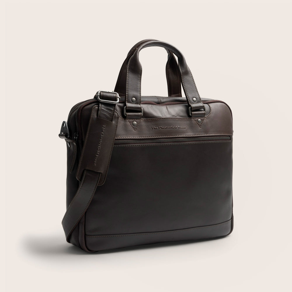Leder Laptoptasche Braun Montara