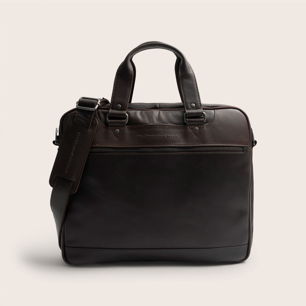 Leder Laptoptasche Braun Montara